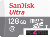 Карта памяти MicroSDXC 128Gb SanDisk SDSQUNR-128G-GN3MN