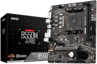 Материнская плата AM4 MSI B550M-A PRO