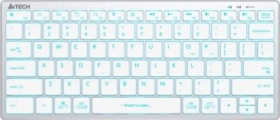 Клавиатура A4Tech Fstyler FX61 White/Blue