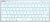 Клавиатура A4Tech Fstyler FX61 White/Blue Клавиатура A4Tech Fstyler FX61 White/Blue