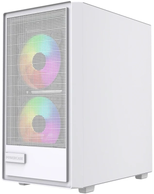 Корпус Powercase Mistral SM02 ARGB White (CMMSM02W-A3)