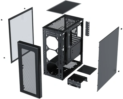 Корпус Xastra A300-4FC12A Black