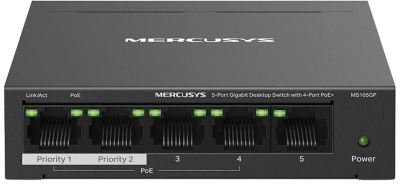 Коммутатор 5port Mercusys MS105GP