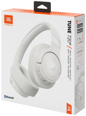 Наушники с микрофоном JBL Tune 720BT White (JBLT720BTWHT)