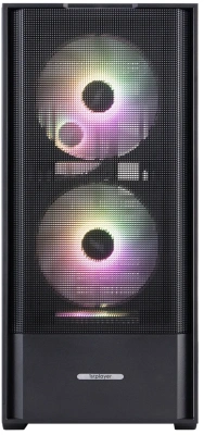 Корпус 1stPlayer AU7 ARGB Black AU7-BK-2FA7-14-2FA7R-1FA7