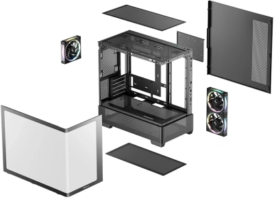 Корпус Deepcool CG380U 3F Black