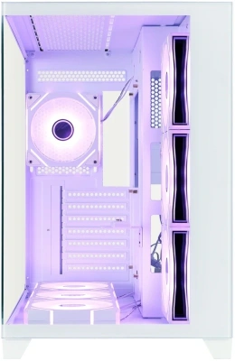 Корпус 1stPlayer Megaview MV8-TP ARGB White MV8-TP-WH-6FC7R-W-1FC7-W-HUB2