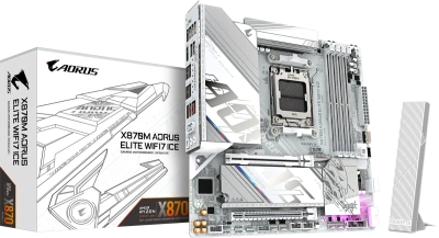 Материнская плата AM5 Gigabyte X870M Aorus Elite WIFI7 ICE