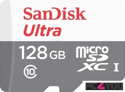 Карта памяти MicroSDXC 128Gb SanDisk SDSQUNR-128G-GN3MN