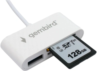 Картридер внешний Gembird FD2-MSD-2