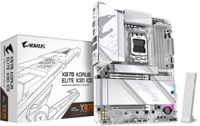 Материнская плата AM5 Gigabyte X870 Aorus Elite X3D ICE