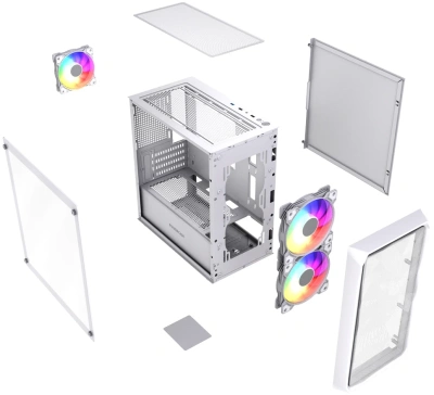 Корпус Powercase Mistral Micro A3W ARGB V2 (CMMAW-A3-V2)