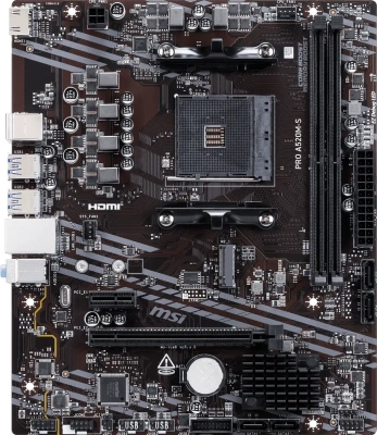Материнская плата AM4 MSI A520M-S PRO