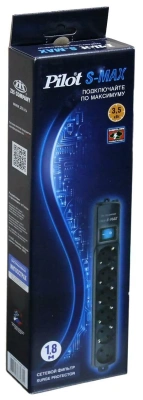 Сетевой фильтр 1,8м Pilot S-Max Graphite