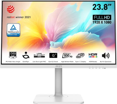 Монитор 23.8" MSI Modern MD2412PW (9S6-3PA59H-096)