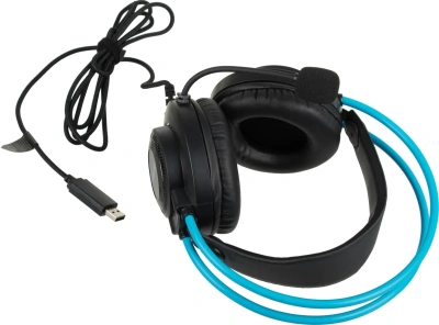 Наушники с микрофоном A4Tech Fstyler FH200U Blue