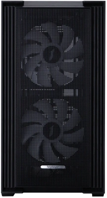 Корпус 1stPlayer AU6 ARGB Black AU6-BK-2FA7-14-2FA7R-1FA7