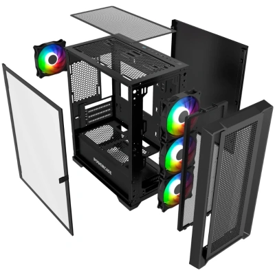Корпус Powercase Alisio Micro X4B V2 (CAMCXB-A4)