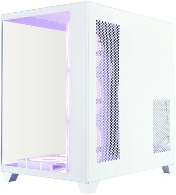 Корпус 1stPlayer Megaview MV8-TP ARGB White MV8-TP-WH-6FC7R-W-1FC7-W-HUB2