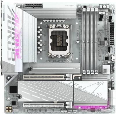 Материнская плата 1851 Gigabyte B860M Aorus Elite WIFI6E ICE