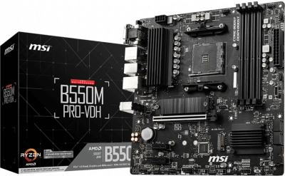 Материнская плата AM4 MSI B550M PRO-VDH