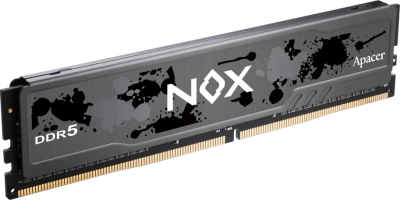 Модуль памяти DDR5 16Gb Apacer 6000 Nox AH5U16G60C622MBAA-1
