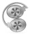 Наушники с микрофоном A4Tech 2Drumtek BH300 White/Grey Наушники с микрофоном A4Tech 2Drumtek BH300 White/Grey