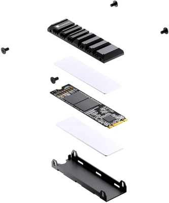 Радиатор для SSD Jonsbo M202 Black