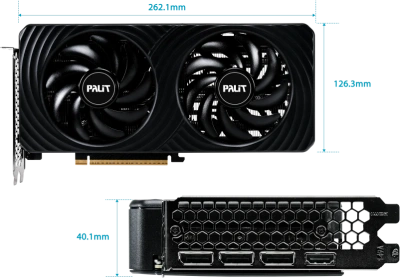Видеокарта GeForce RTX 5060 8Gb Palit Dual OC NE75060S19P1-GB2063D