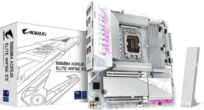 Материнская плата 1851 Gigabyte B860M Aorus Elite WIFI6E ICE