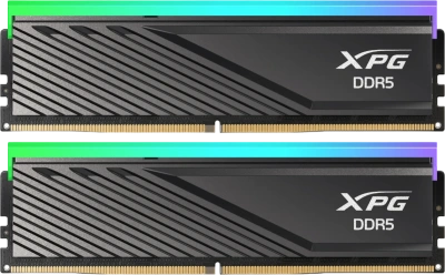 Модуль памяти DDR5 32Gb (2x16Gb Kit) AData 6000 XPG Lancer Blade RGB AX5U6000C3616G-DTLABRBK