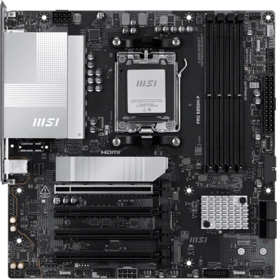 Материнская плата AM5 MSI B850M-P PRO