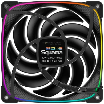 Вентилятор для корпуса 140mm Geometric Future Squama 2503B-14 Single Pack