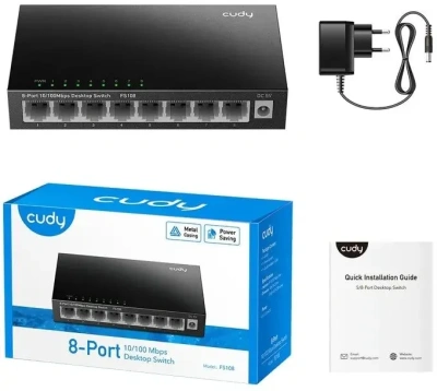 Коммутатор 8port Cudy FS108