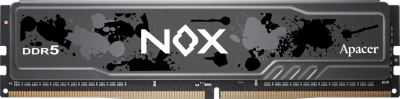 Модуль памяти DDR5 16Gb Apacer 6000 Nox AH5U16G60C622MBAA-1