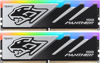 Модуль памяти DDR5 32Gb (2x16Gb Kit) Apacer 6000 Panther RGB AH5U32G60C6229BAA-2