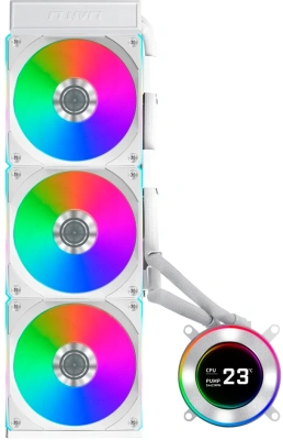 Водяное охлаждение Lian Li HydroShift II LCD-C 360R White G89.GHS2LCD36RW.R0