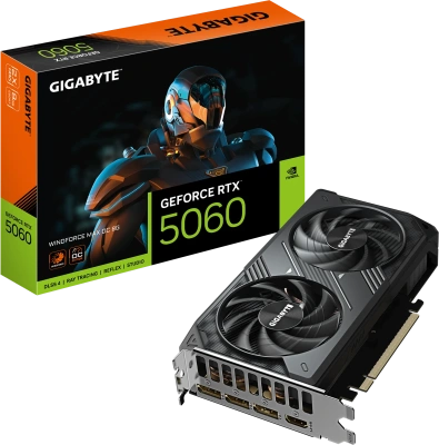 Видеокарта GeForce RTX 5060 8Gb Gigabyte GV-N5060WF2MAX OC-8GD