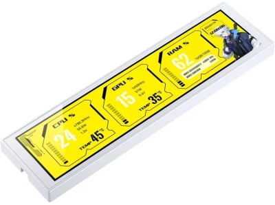 Дисплей для ПК 9.16 Jonsbo DS916 White