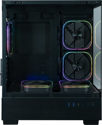 Корпус Xastra Q400M 5ARGB-FG-C6-UC Black