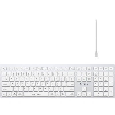 Клавиатура беспроводная A4Tech Fstyler FBX50C белый