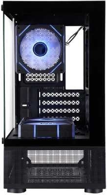 Корпус 1stPlayer MIKU Mi2-A ARGB Black Mi2-A-BK-2FC7R-1FC7